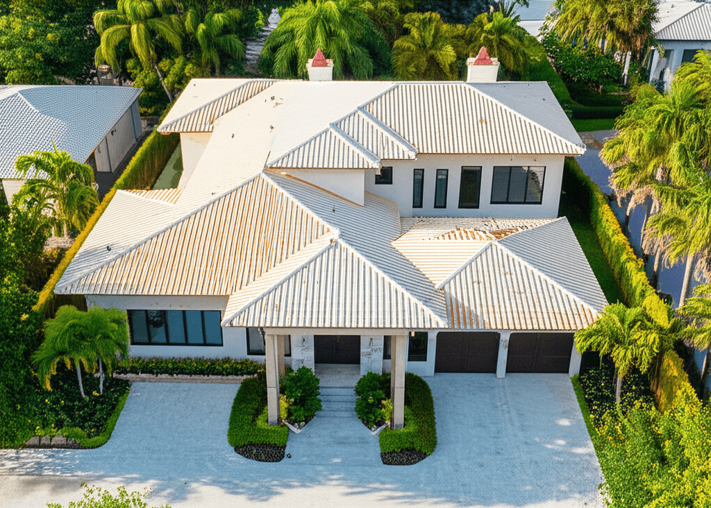 Luxury roofing installation in Miami, FL