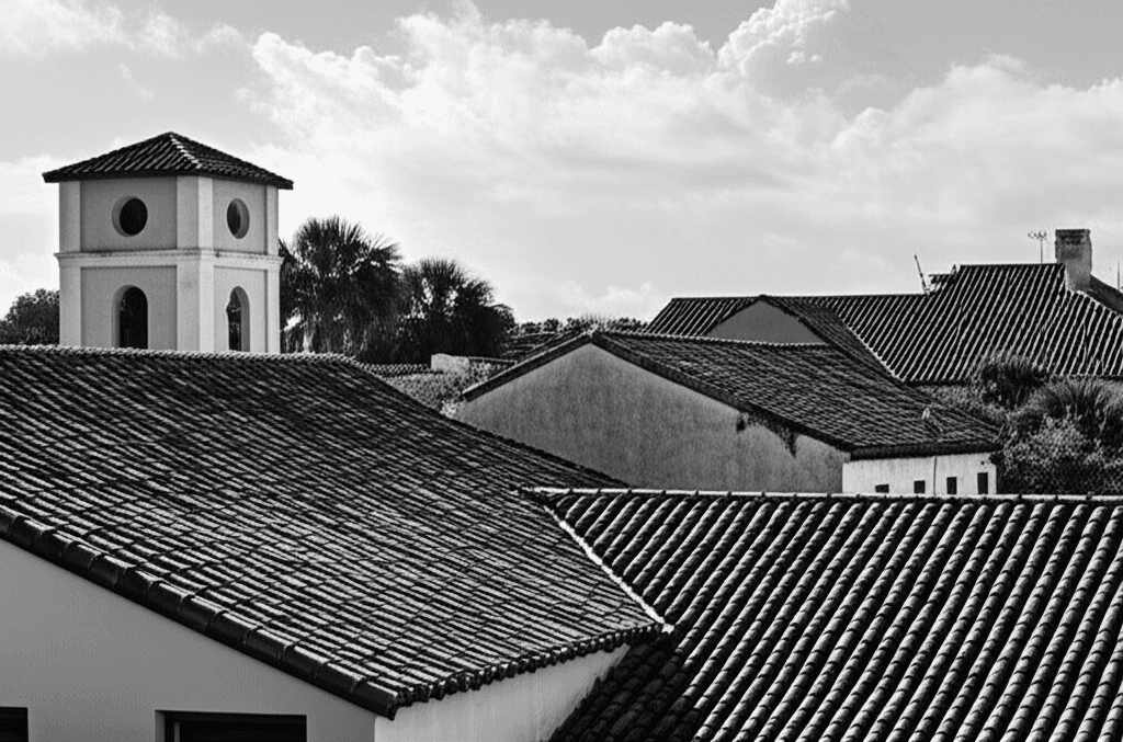 Historic St. Augustine Florida rooftop view by Ironworks Roofing