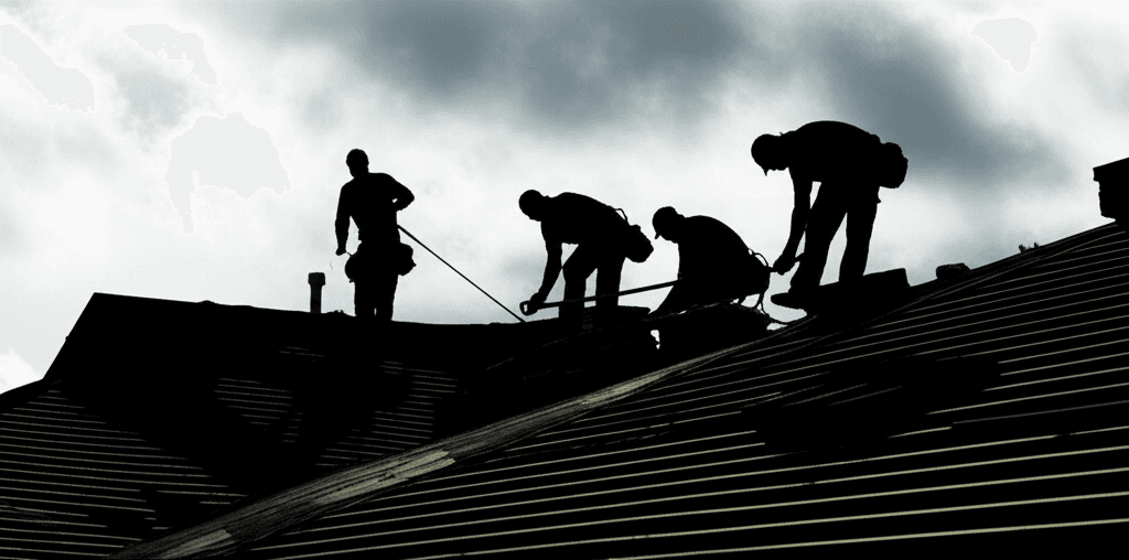 Bay Area Roofing crew installing roof in Brandon FL